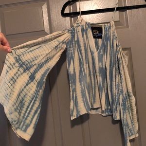 Blue Life Cut-Out Top